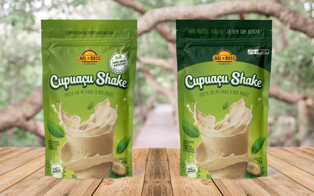 NOVIDADE! O Shake de Cupuaçu chegou na Mil e Ross Alimentos! Nas opções COM ou SEM açúcar